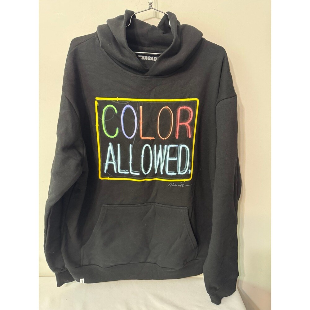 Patrick Martinez The Broad Color Allowed Hoodie L nwot rare/sold out item